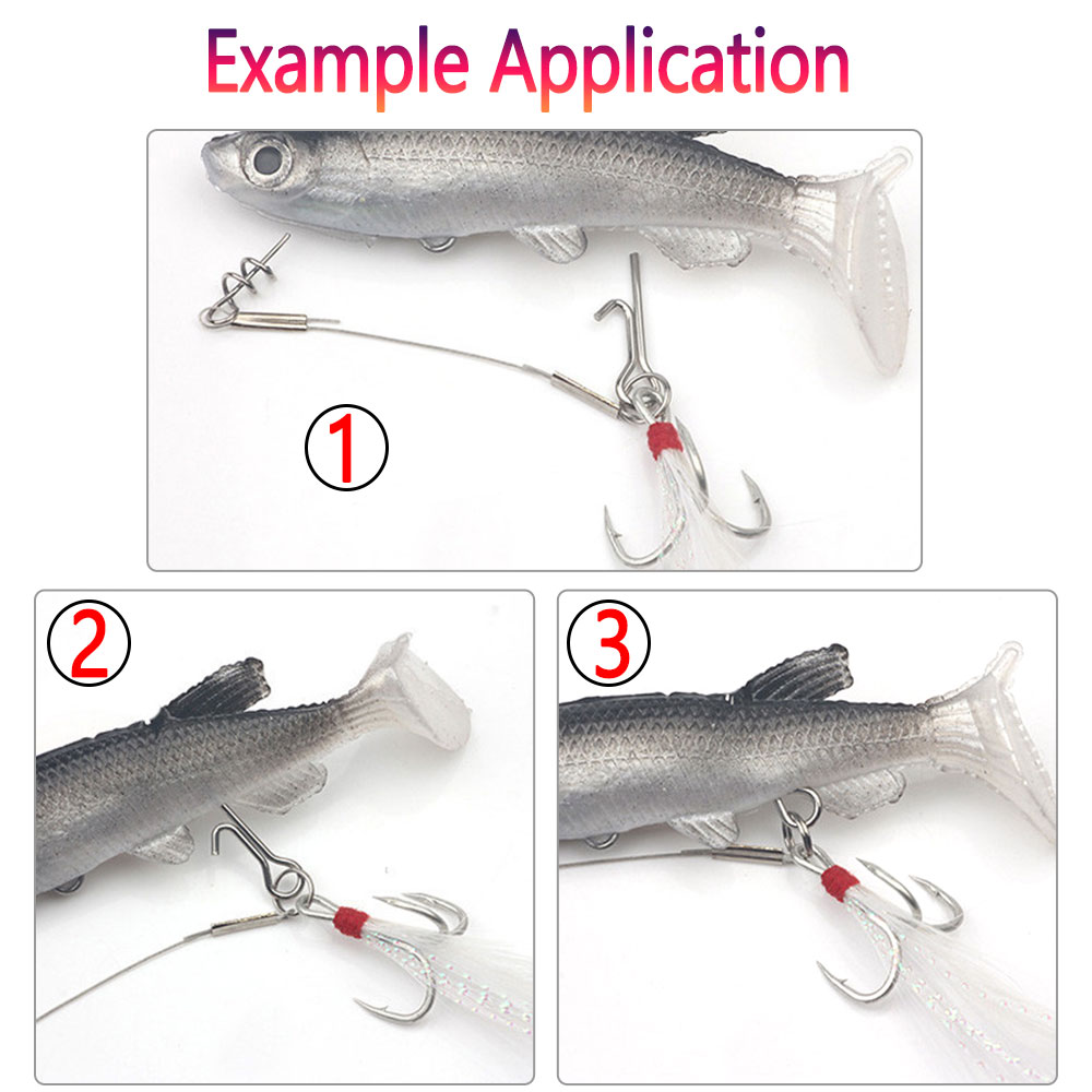 50/100pcs Fishing Bait Stinger - огляд і ціна Fishing Equipment Cheap