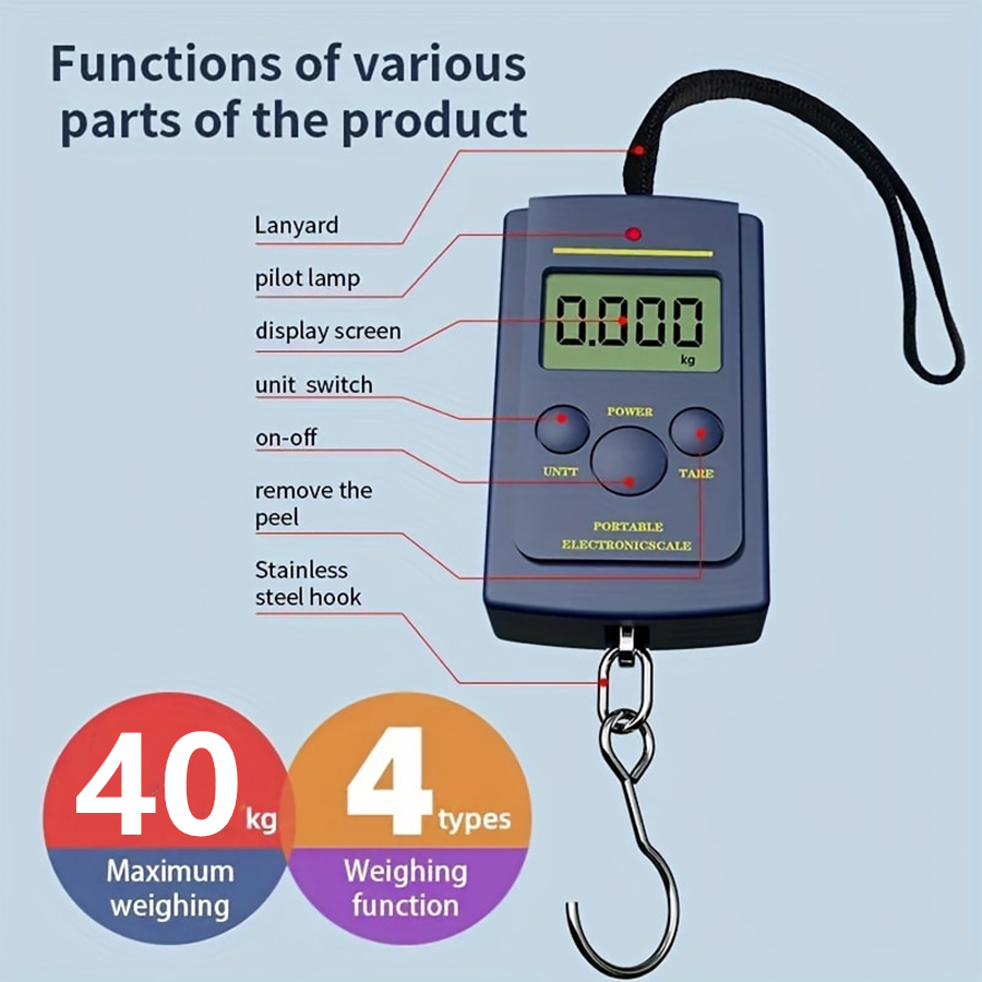 40kg Multifunctional Mini Elec - огляд і ціна Fishing Equipment Carp