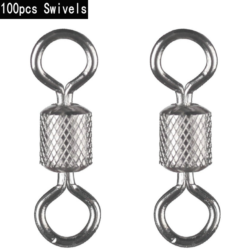 100PCS Fishing Swivels Ball Be - огляд і ціна Fishing Equipment Cheap