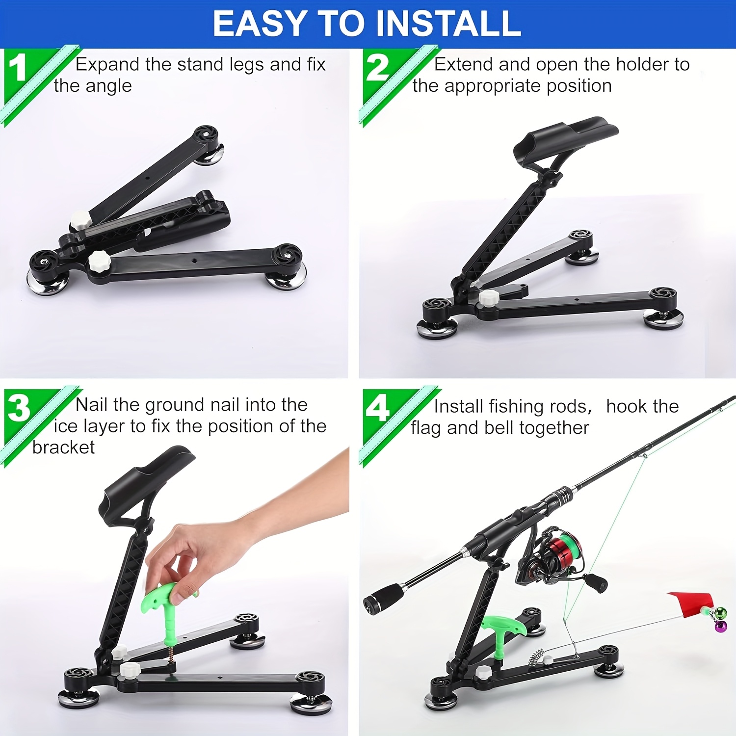 Ice Fishing Rod Holder Adjusta - огляд і ціна Ice Fishing Tip Up