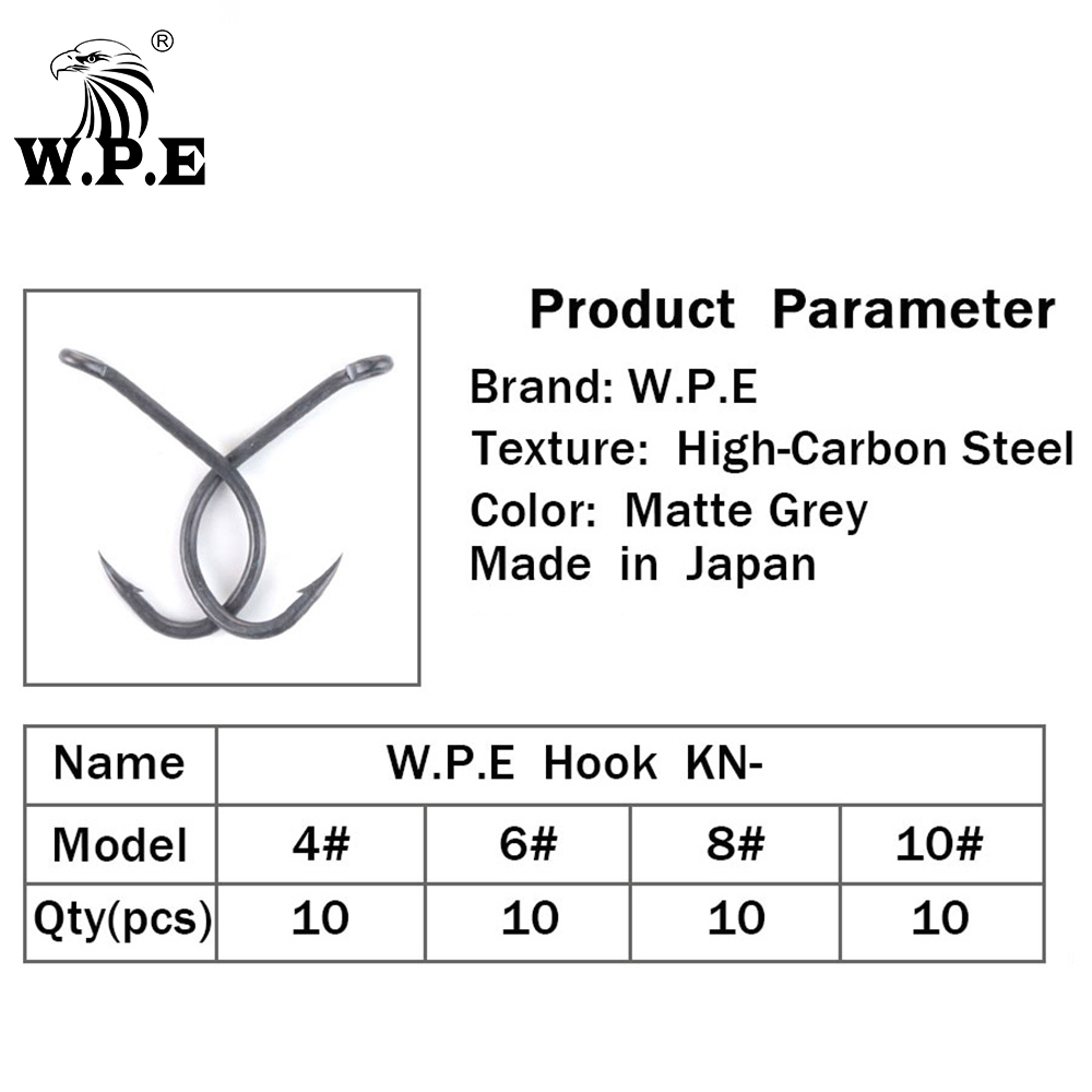 W.P.E Brand 30pcs/lot Coated H - огляд і ціна Fishing Equipment Brands