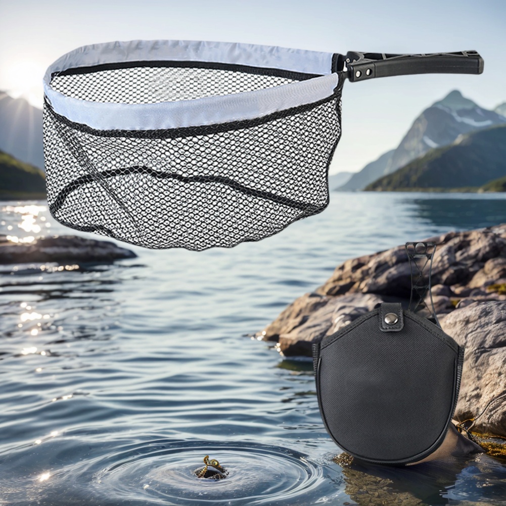Foldable Landing Net with Non- - огляд і ціна Fishing Equipment Bag