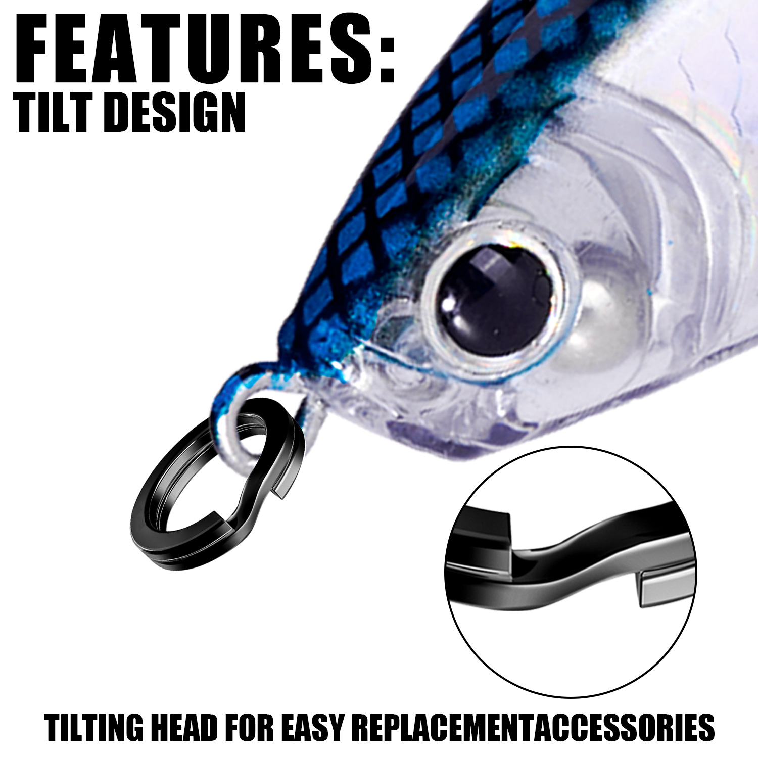 100pcs Fishing Split Rings Sta - огляд і ціна Fishing Equipment Cheap