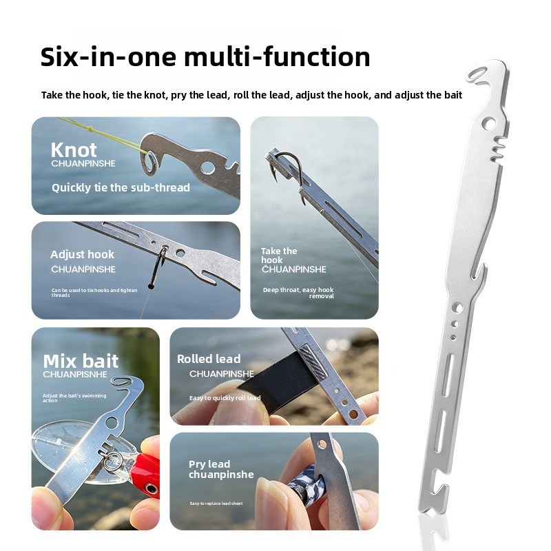 QAJTAO 4 Pieces 6-in-1 Stainle - огляд і ціна Fishing Equipment Price