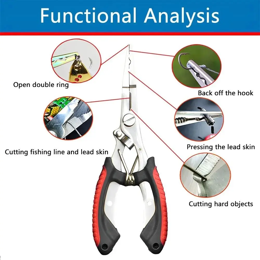 Stainless Steel Fishing Pliers - огляд і ціна Fishing Equipment Price